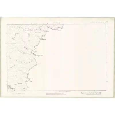 1901 Map of Inverness-shire - Hebrides Sheet LIV, 1903 Print