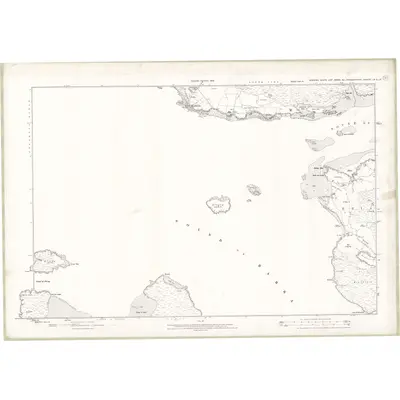 1901 Map of Inverness-shire - Hebrides Sheet LIX & LX, 1904 Print