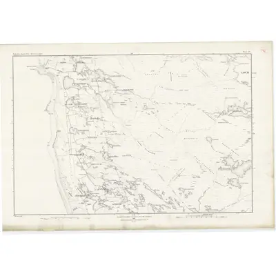 1878 Map of Inverness-shire (Hebrides), Sheet LV, 1881 Print