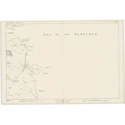 1878 Map of Inverness-shire (Hebrides), Sheet LVI, 1880 Print