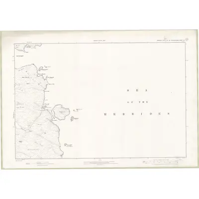 1901 Map of Inverness-shire - Hebrides Sheet LVI, 1903 Print