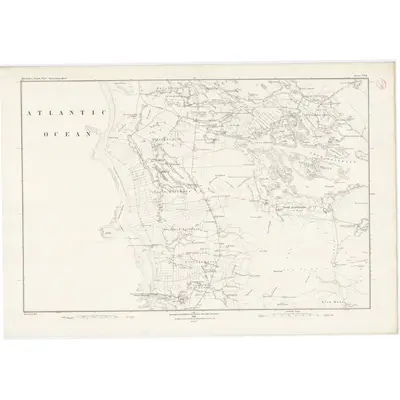1878 Map of Inverness-shire (Hebrides), Sheet LVII, 1881 Print