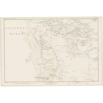 1878 Map of Inverness-shire (Hebrides), Sheet LVII, 1881 Print