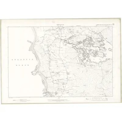 1901 Map of Inverness-shire - Hebrides Sheet LVII, 1904 Print
