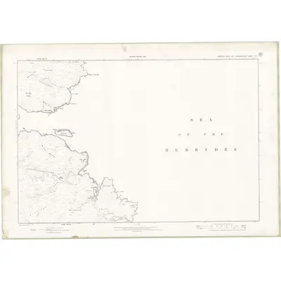 1901 Map of Inverness-shire - Hebrides Sheet LVIII, 1903 Print