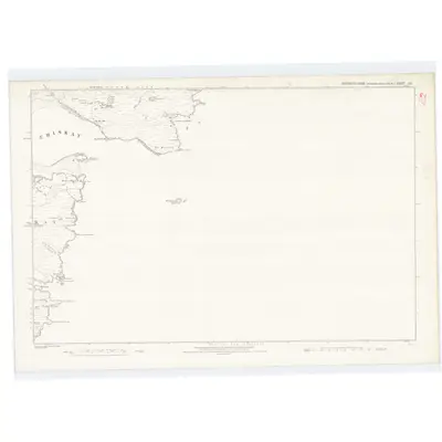 1876 Map of Inverness-shire (Hebrides), Sheet LXI, 1880 Print
