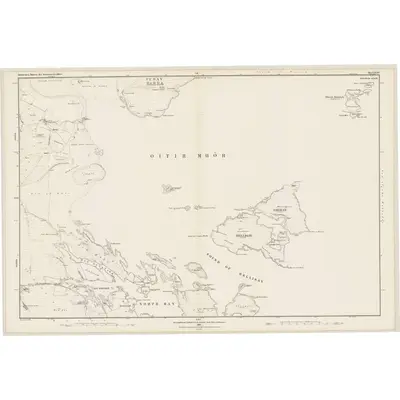 1876 Map of Inverness-shire (Hebrides), Sheet LXIII, 1881 Print