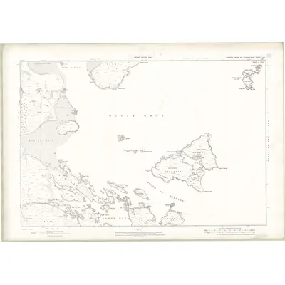 1901 Map of Inverness-shire - Hebrides Sheet LXIII, 1904 Print