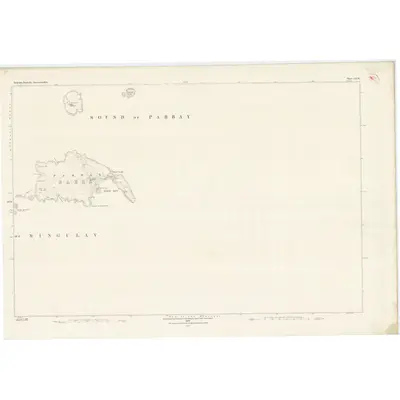 1878 Map of Inverness-shire (Hebrides), Sheet LXIX, 1880 Print