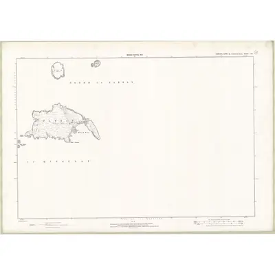 1901 Map of Inverness-shire - Hebrides Sheet LXIX, 1904 Print