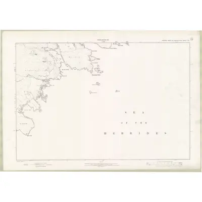 1901 Map of Inverness-shire - Hebrides Sheet LXV, 1903 Print