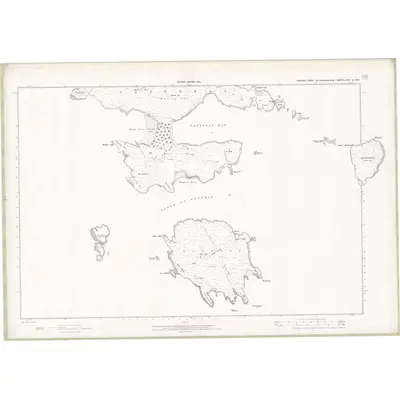 1901 Map of Inverness-shire - Hebrides Sheet LXVI & LXVII, 1904 Print