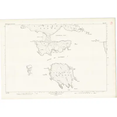 1878 Map of Inverness-shire (Hebrides), Sheet LXVI, 1880 Print