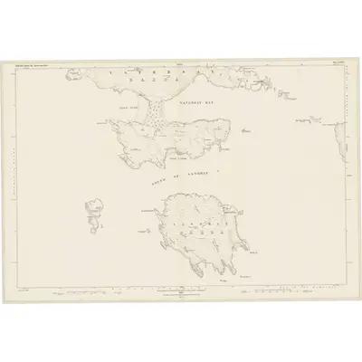 1878 Map of Inverness-shire (Hebrides), Sheet LXVI, 1880 Print