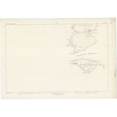 1878 Map of Inverness-shire (Hebrides), Sheet LXX, 1880 Print