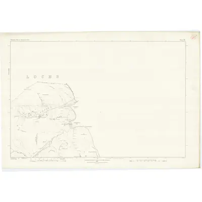 1878 Map of Inverness-shire (Hebrides), Sheet VII, 1881 Print