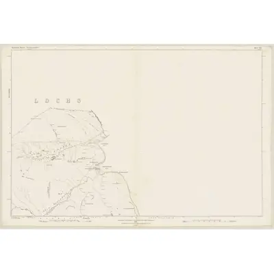 1878 Map of Inverness-shire (Hebrides), Sheet VII, 1881 Print