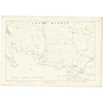 1878 Map of Inverness-shire (Hebrides), Sheet X, 1881 Print