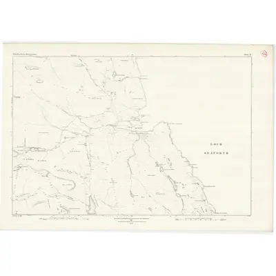 1878 Map of Inverness-shire (Hebrides), Sheet XI, 1881 Print