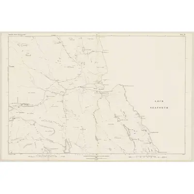 1878 Map of Inverness-shire (Hebrides), Sheet XI, 1881 Print
