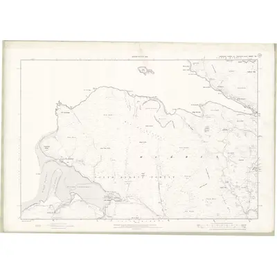 1901 Map of Inverness-shire - Hebrides Sheet XIII, 1903 Print