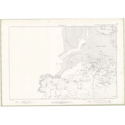 1901 Map of Inverness-shire - Hebrides Sheet XLIV, 1903 Print