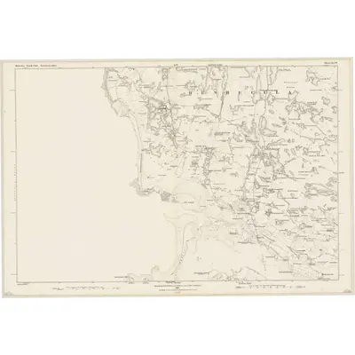 1878 Map of Inverness-shire (Hebrides), Sheet XLVI, 1881 Print