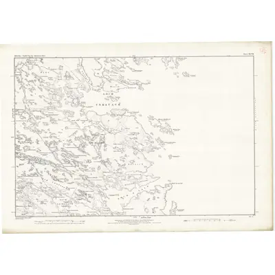 1878 Map of Inverness-shire (Hebrides), Sheet XLVII, 1881 Print