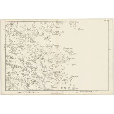 1878 Map of Inverness-shire (Hebrides), Sheet XLVII, 1881 Print