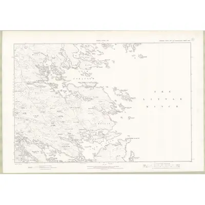 1901 Map of Inverness-shire - Hebrides Sheet XLVII, 1903 Print