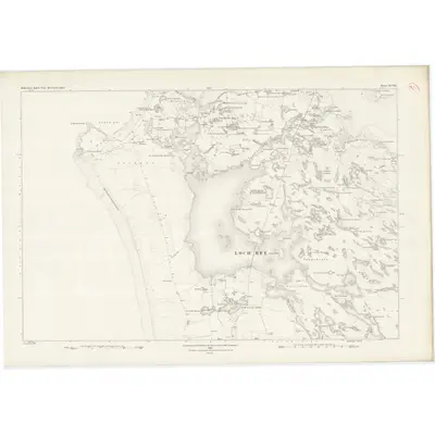 1878 Map of Inverness-shire (Hebrides), Sheet XLVIII, 1882 Print