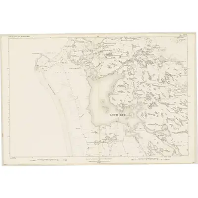 1878 Map of Inverness-shire (Hebrides), Sheet XLVIII, 1882 Print
