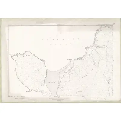 1901 Map of Inverness-shire - Hebrides Sheet XVII, 1903 Print