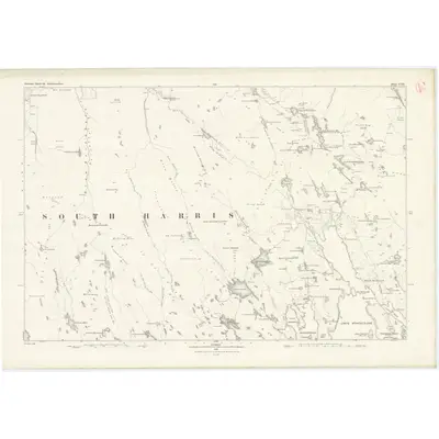 1878 Map of Inverness-shire (Hebrides), Sheet XVIII, 1881 Print