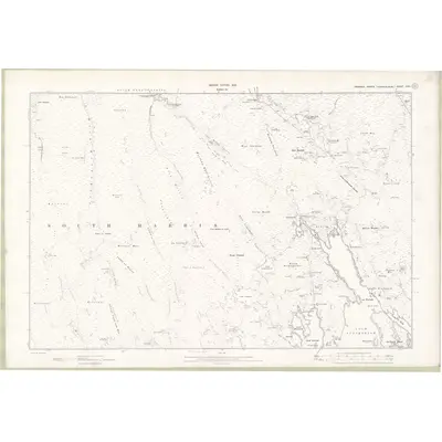 1901 Map of Inverness-shire - Hebrides Sheet XVIII, 1903 Print