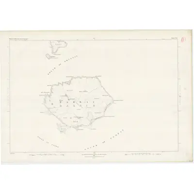 1878 Map of Inverness-shire (Hebrides), Sheet XXI, 1881 Print