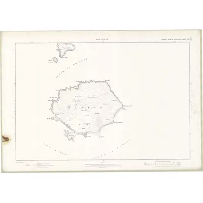 1901 Map of Inverness-shire - Hebrides Sheet XXI, 1903 Print