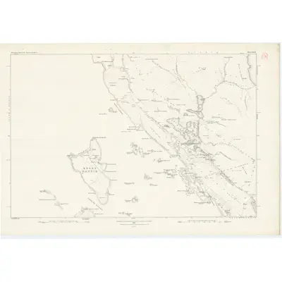 1878 Map of Inverness-shire (Hebrides), Sheet XXII, 1882 Print