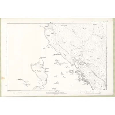 1901 Map of Inverness-shire - Hebrides Sheet XXII, 1903 Print