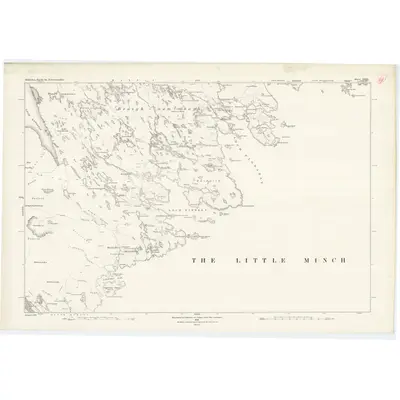 1878 Map of Inverness-shire (Hebrides), Sheet XXIII, 1882 Print