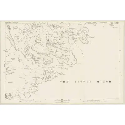 1878 Map of Inverness-shire (Hebrides), Sheet XXIII, 1882 Print