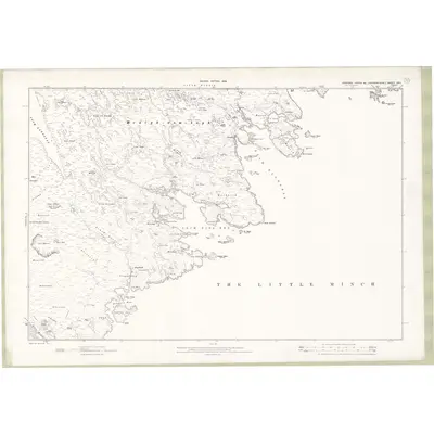 1901 Map of Inverness-shire - Hebrides Sheet XXIII, 1903 Print