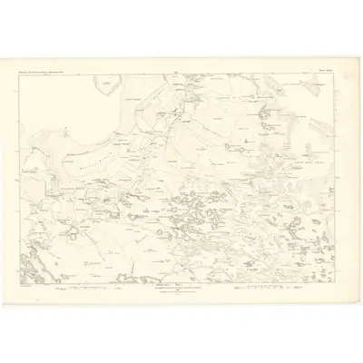 1878 Map of Inverness-shire (Hebrides), Sheet XXXI, 1882 Print