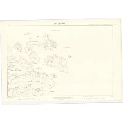 1878 Map of Inverness-shire (Hebrides), Sheet XXXII, 1881 Print