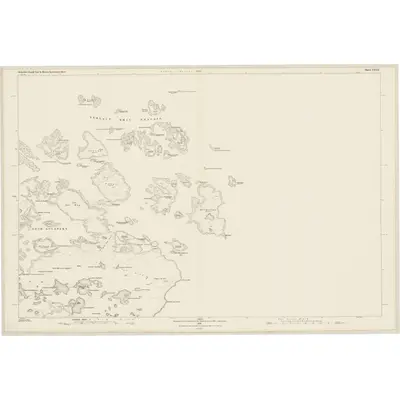 1878 Map of Inverness-shire (Hebrides), Sheet XXXII, 1881 Print