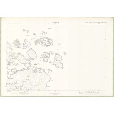 1901 Map of Inverness-shire - Hebrides Sheet XXXII, 1903 Print