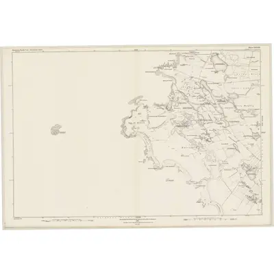 1876 Map of Inverness-shire (Hebrides), Sheet XXXIII, 1881 Print