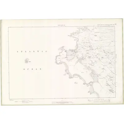 1901 Map of Inverness-shire - Hebrides Sheet XXXIII, 1904 Print