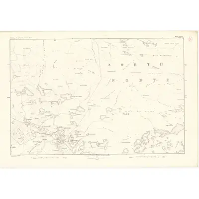 1878 Map of Inverness-shire (Hebrides), Sheet XXXIV, 1881 Print