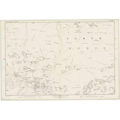1878 Map of Inverness-shire (Hebrides), Sheet XXXIV, 1881 Print